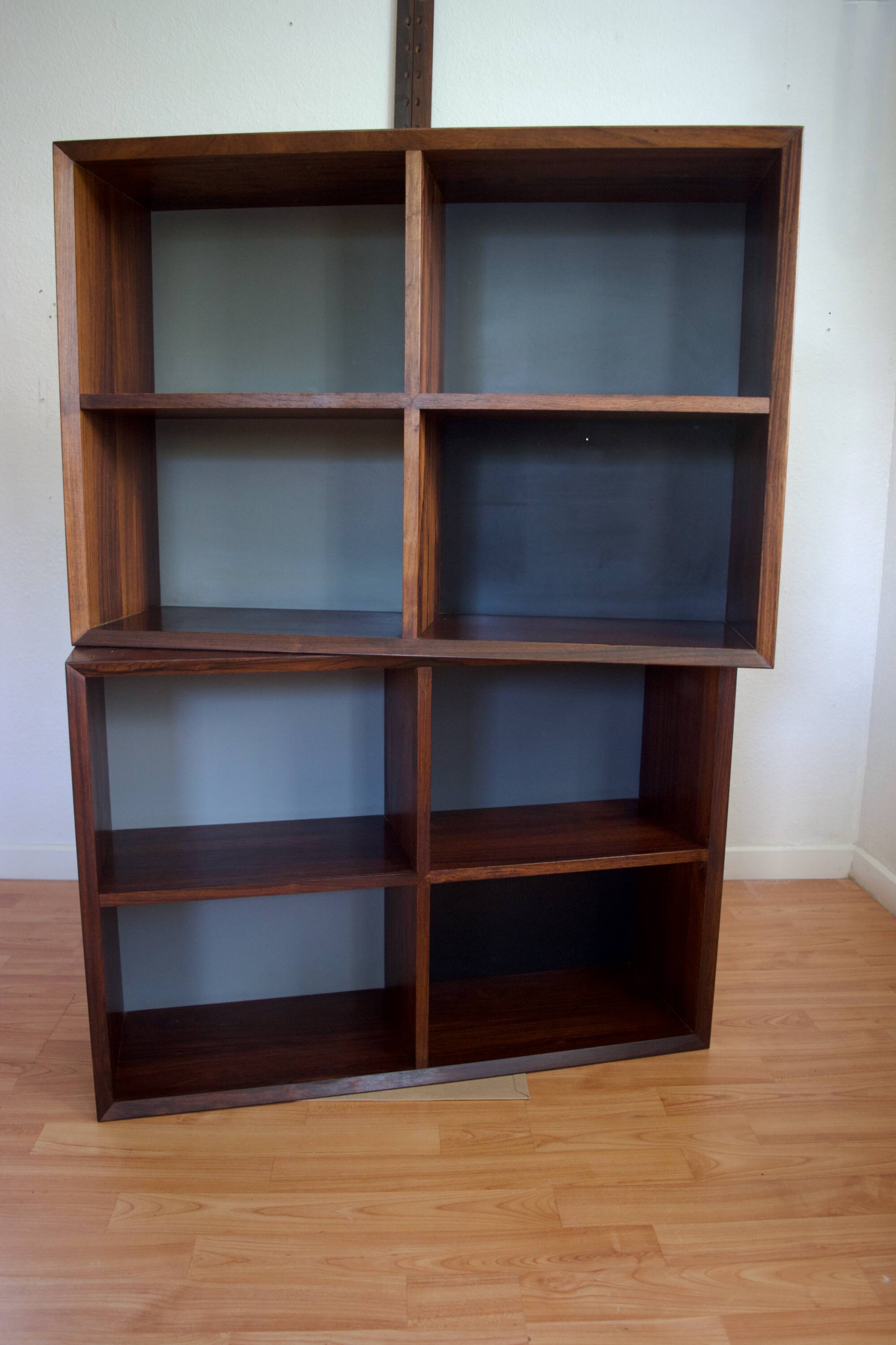 Vintage Danish Rosewood Wall Cabinets by Poul Cadovius, 1969