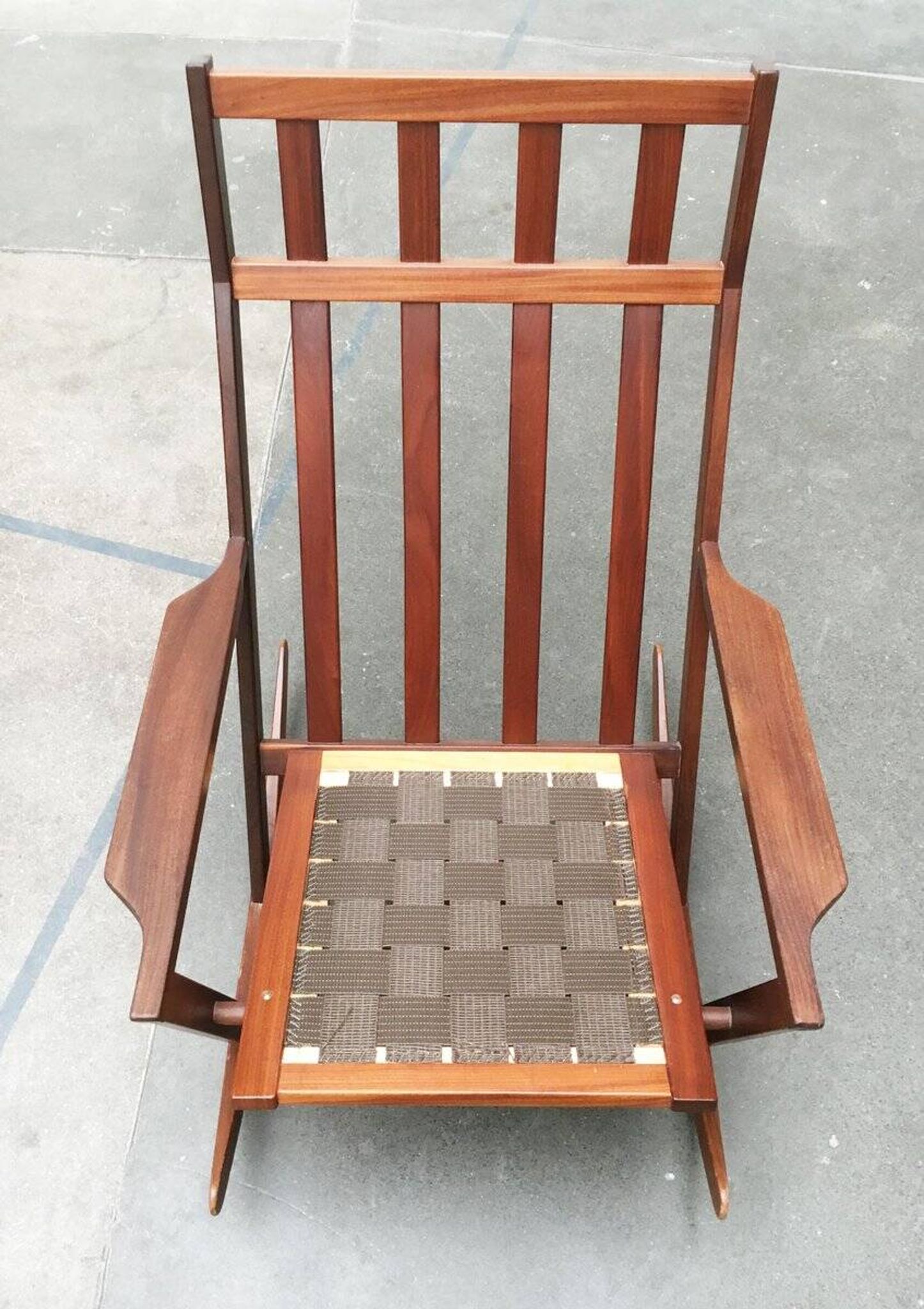 Danish rocking chair from the mid-century by Poul Volther for Frem Røjle.