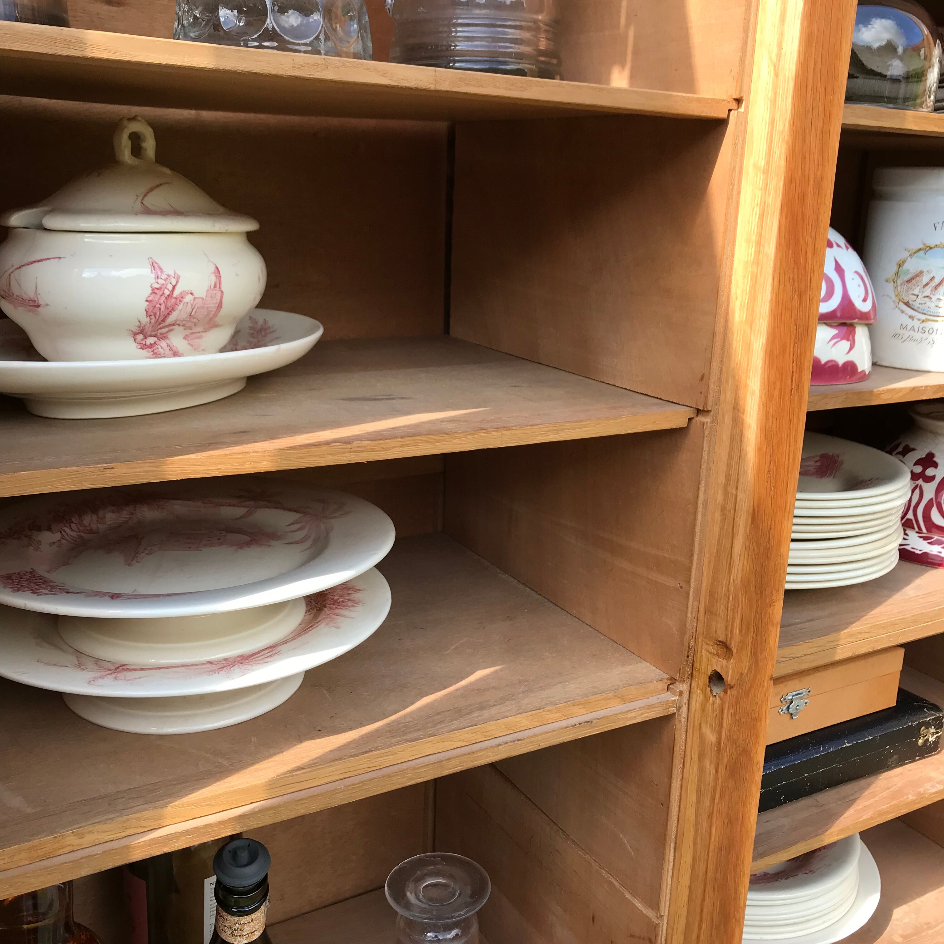 Vintage light oak vessel 1940