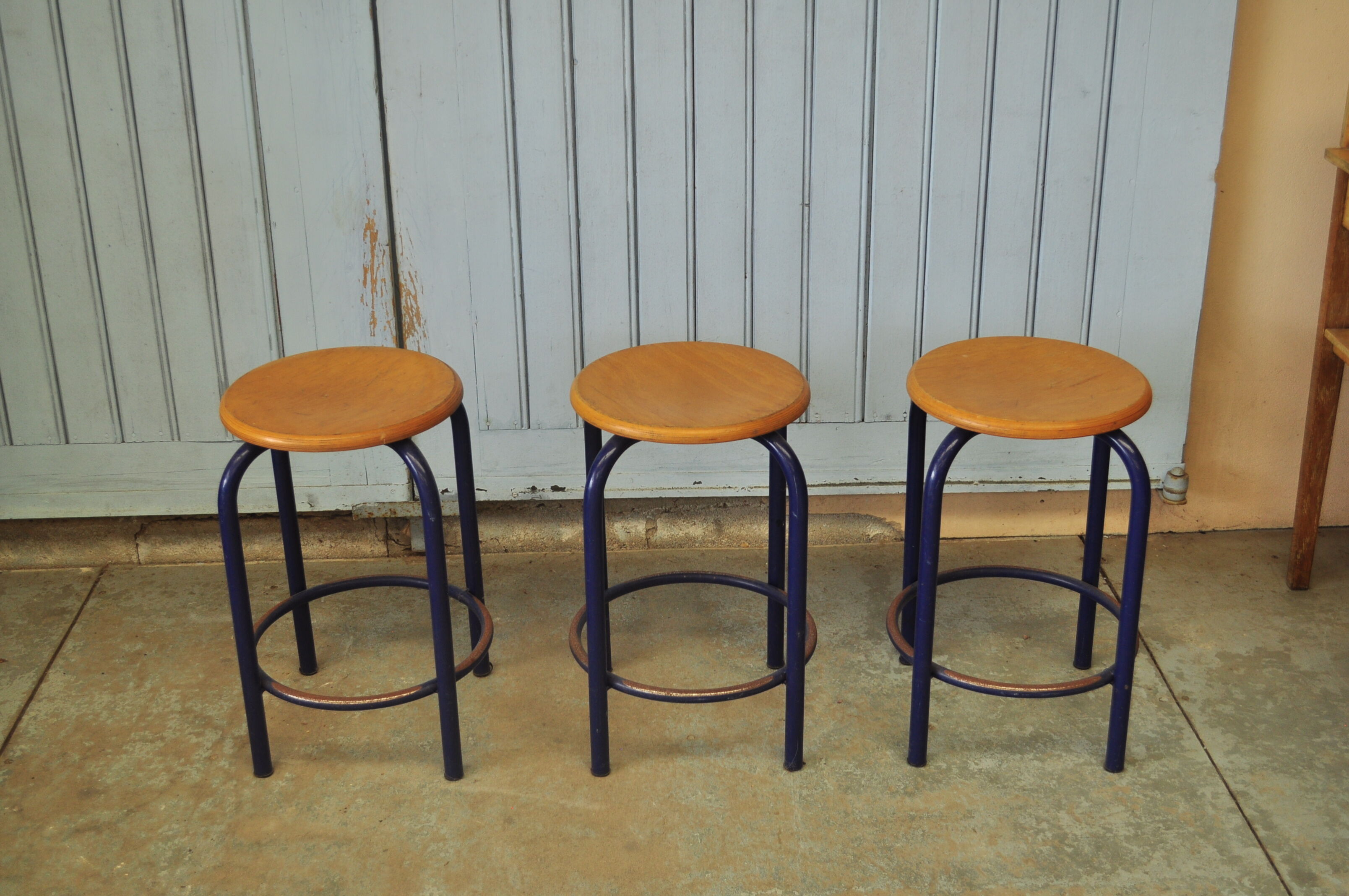 Set of 3 school stools