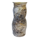 Enamelled ceramic roll vase
