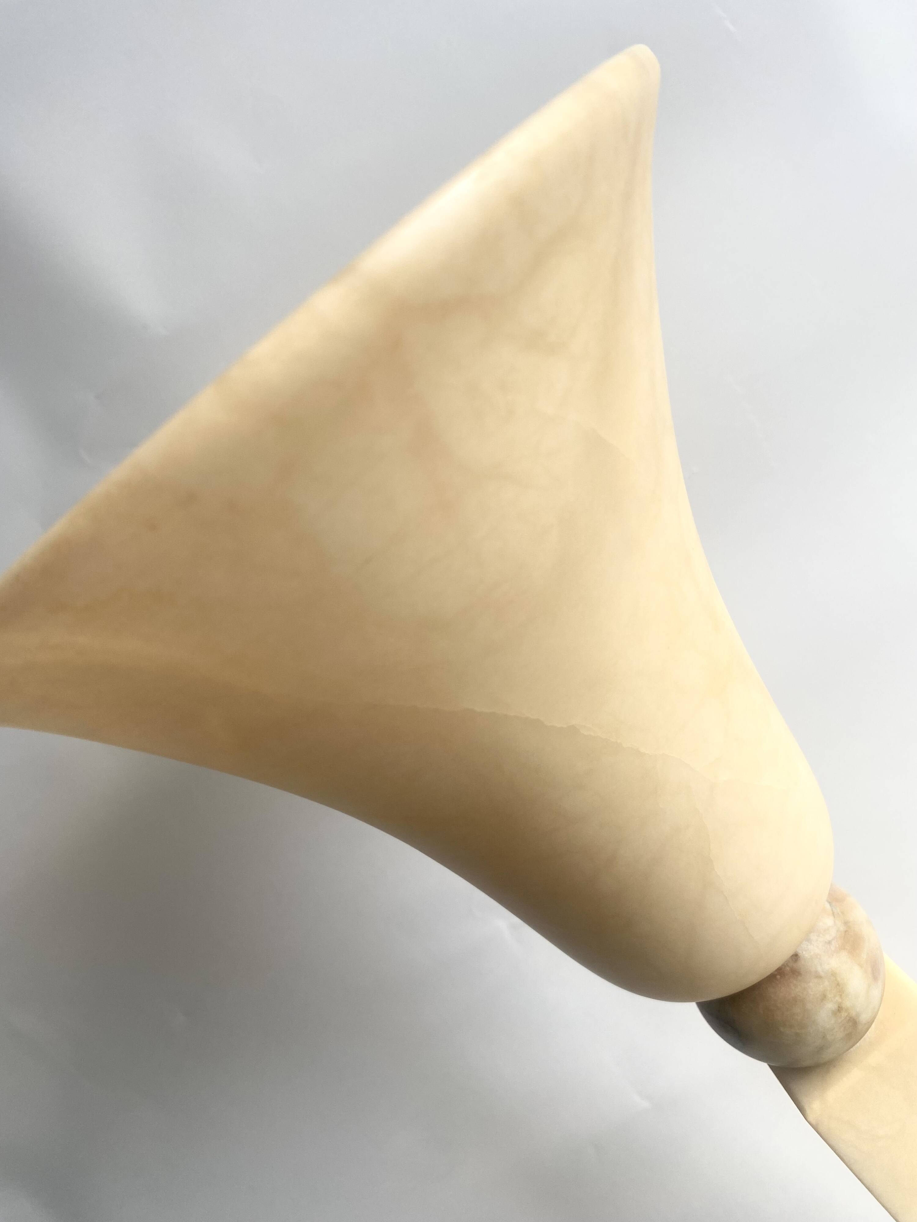 Alabaster lamp Pegasan, 1970s