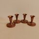 Candlesticks made of copper, Danish design, estimated from the 60s.