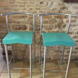 Pair of vintage stools hi glob by Philippe Starck, Kartell