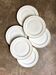 6 A. Vignaud dinner plates in gilded Limoges porcelain - Pavillon Dam