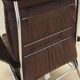 Brown velour armchair, Danish design, 1970s, production: Denmark