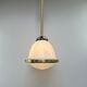 Chandelier 1920 opaline and frosted glass brand bag paris