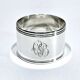 Christofle - silver napkin ring cluny model “cb”