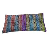 Vintage turkish kilim cushion cover , 30 x 60 cm