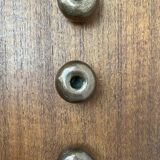 Brutalist Mid-Century Candle Holder in Bronze, 1960s, set of 6