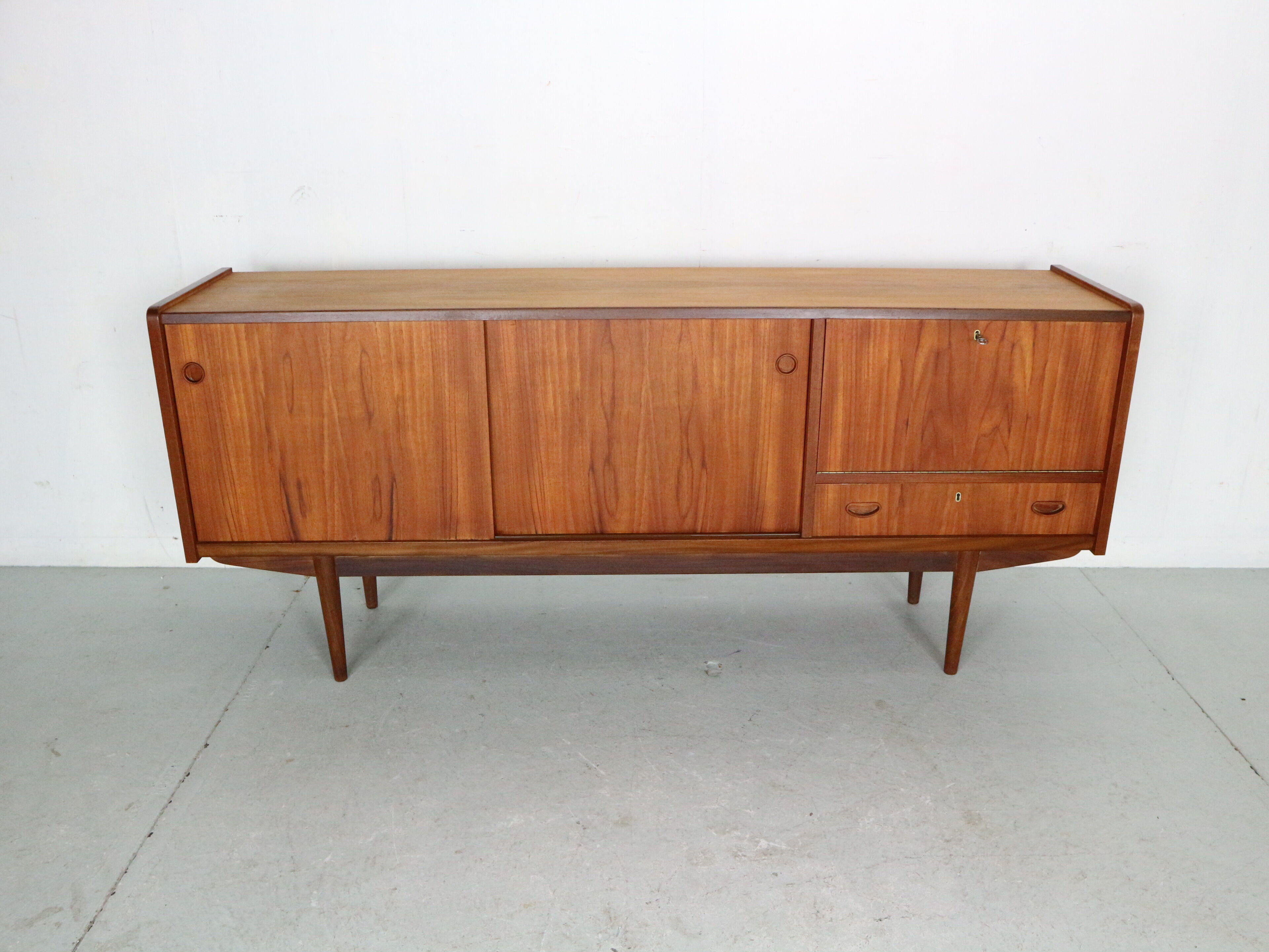 Scandinavian modern teak sideboard 1960's Denmark