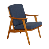Vintage Scandinavian wooden armchair 1960