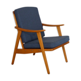 Vintage Scandinavian wooden armchair 1960