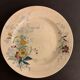 12 old polychrome flat plates Jules Vieillard Bordeaux, 19th century