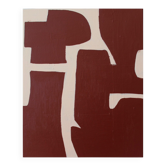 Organic abstract Bordeaux No. 1