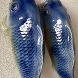 2 fish slip vases