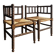 Paire de fauteuils anciens dits "Bobine"
