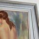 Tableau Albert Genta, femme nue de dos, XXème siècle