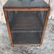 Old wooden pantry cabinet and mesh & vintage metal handle