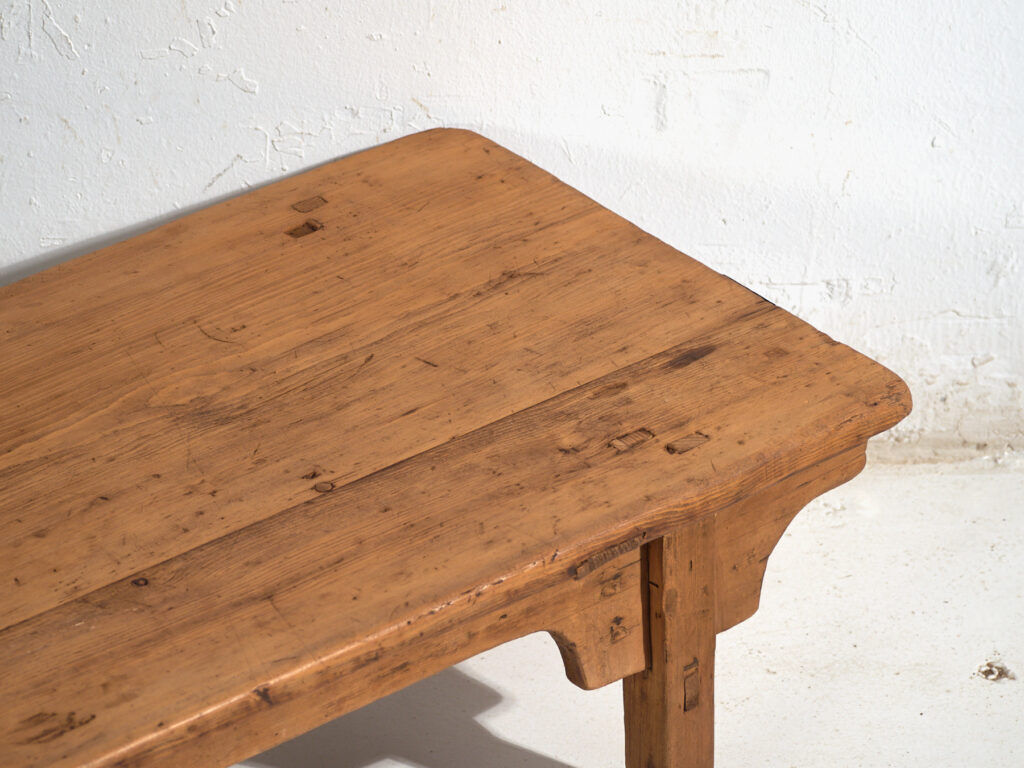 Antique pine coffee table – China, circa 1930