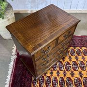 English mahogany commode from the 1950s.
