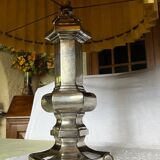 Lampe à poser inox brossé vintage