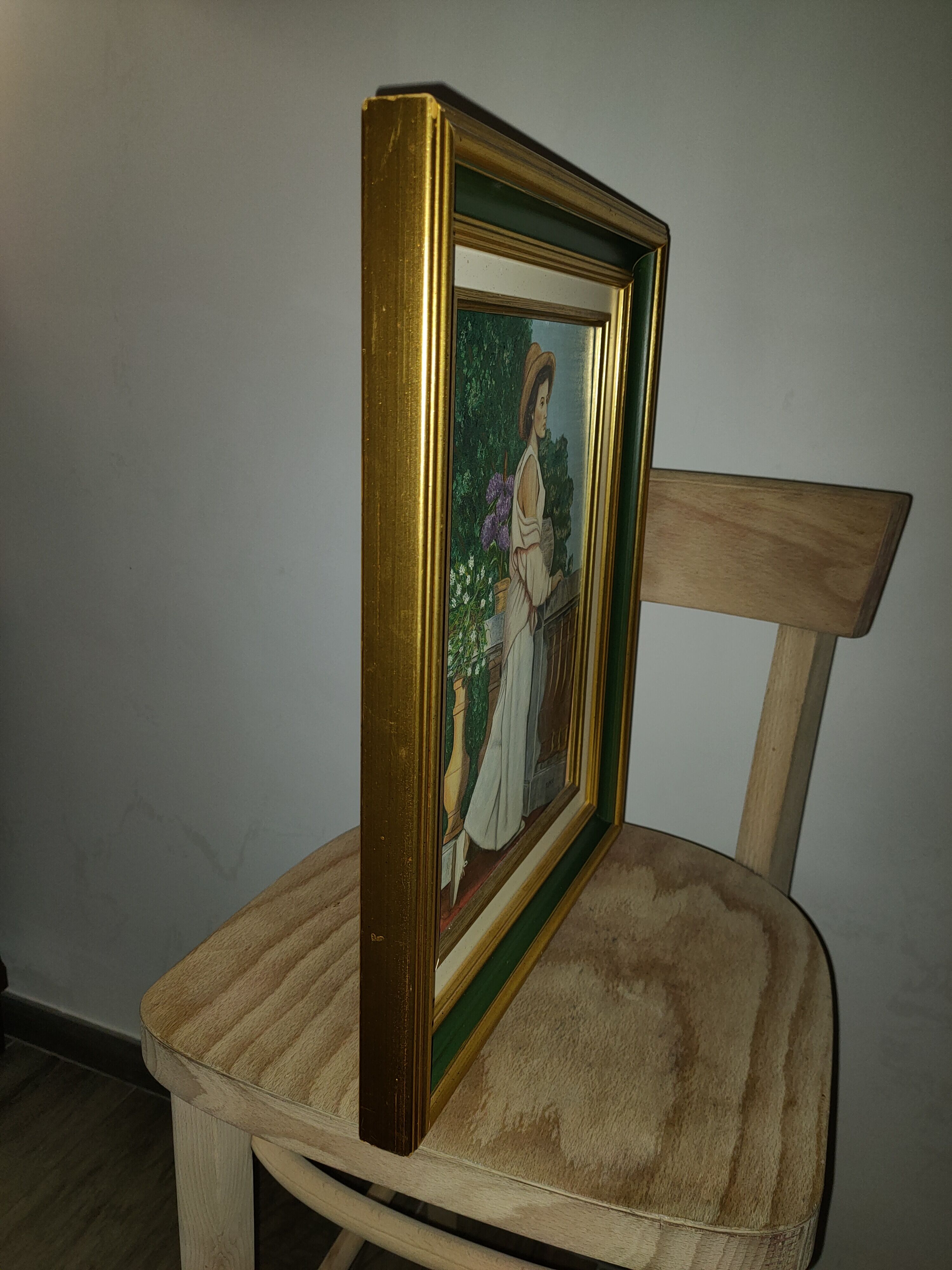 Signed canvas painting