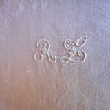 Damask napkins monograms