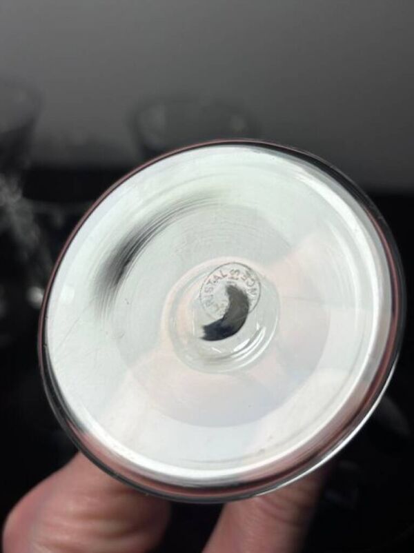 5 Verres Saint Louis Modèle Cerdagne