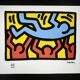 Keith Haring Lithograph Limited Edition, Numbered with Pencil, 1990s