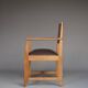 Oak Armchair by Henk Wouda for H. Pander & Zn., 1930s