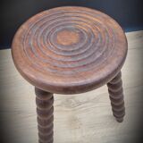 Tripod stool ball lined