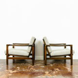 Pair of B-7522 armchairs by Zenon Bączyk, 1960's