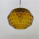 Limburg Glashutte glass hanging lamp , 1970