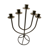 Wrought iron candle holder 5 candles