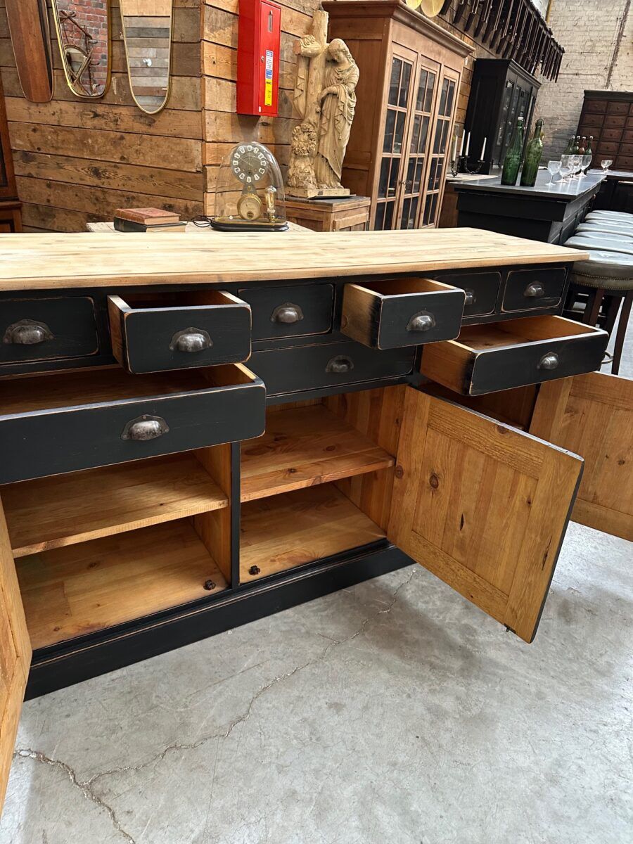 Workshop furniture from the early 20th century.