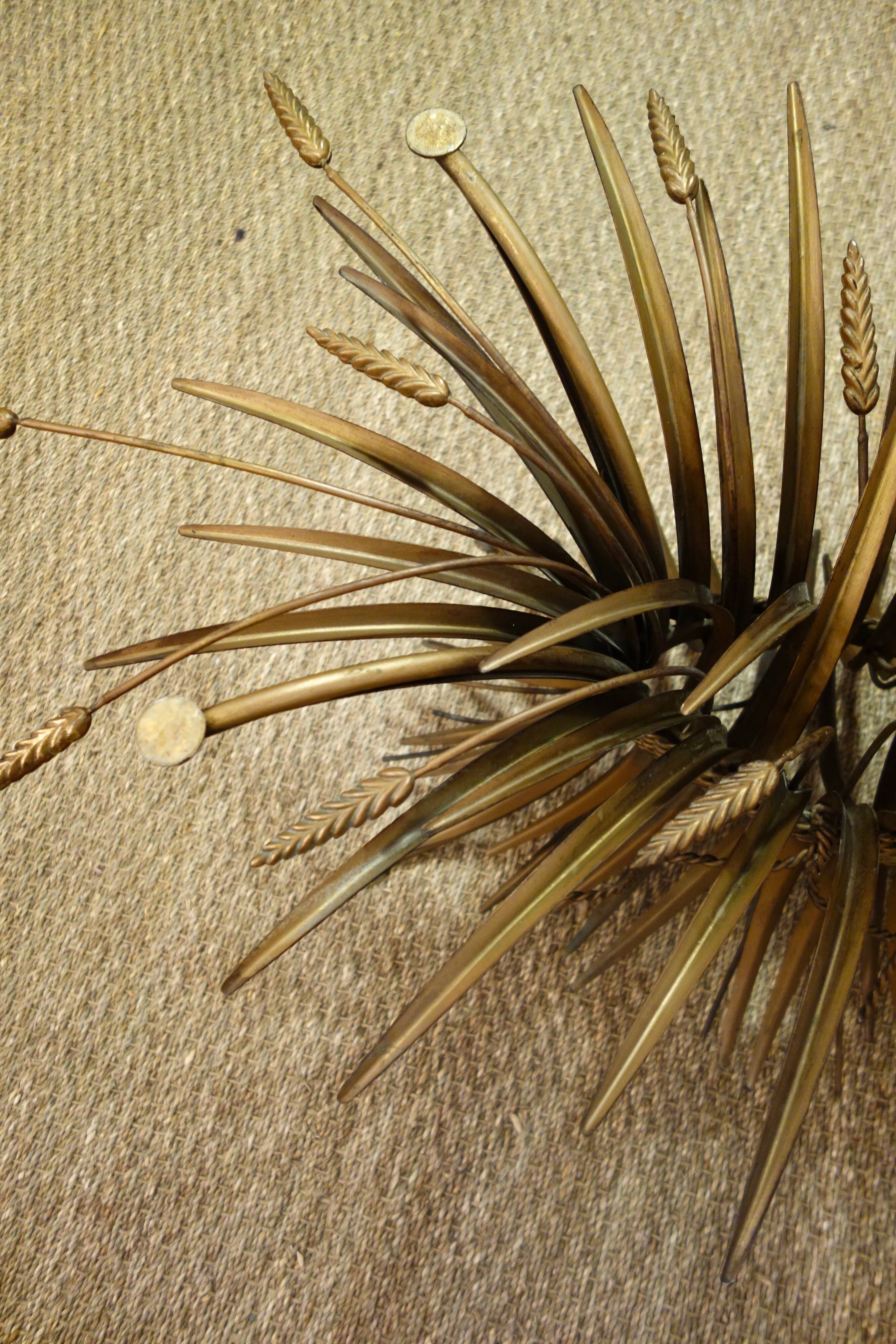 Chanel coco "wheat gerbe" coffee table from the 1950s