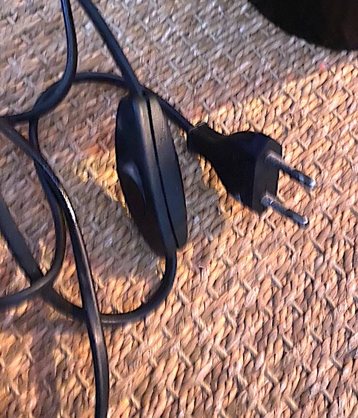 Large designer lamp 1980 – h:80cm