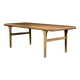 Low vintage mid-century danish modern teak coffee table, 1960s