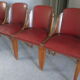 Suite 4 chaises gondole art déco 1950