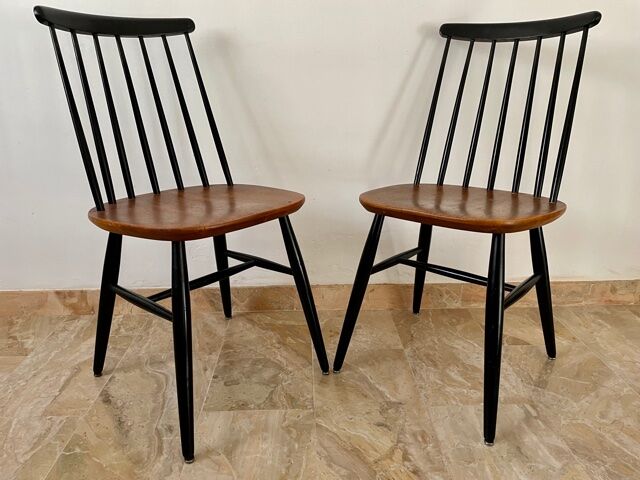 Duo of Scandinavian chairs 1955