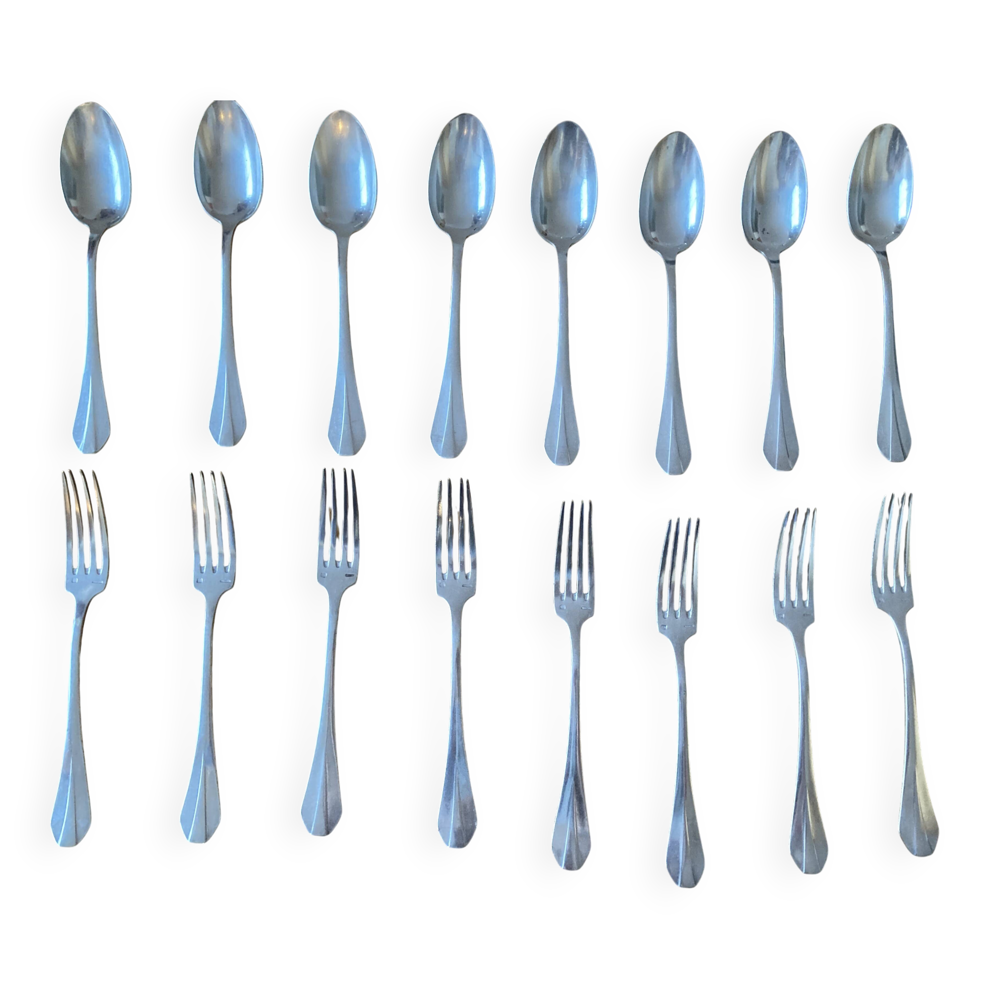 Durousseau Art Deco silver-plated cutlery