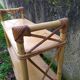 Étagère bambou et rotin années 50-60