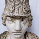 Bust of Minerva in reconstituted stone