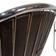 Set of 4 Chrome cantilever dining chairs attributed to Gastone Rinaldi