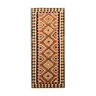 Traditional afghan kilim rug oriental pink green wool rug 100x279cm