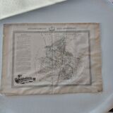 Map of the Ardennes department 1841
