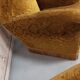 Pair of armchairs club velvet old yellow - armchair old