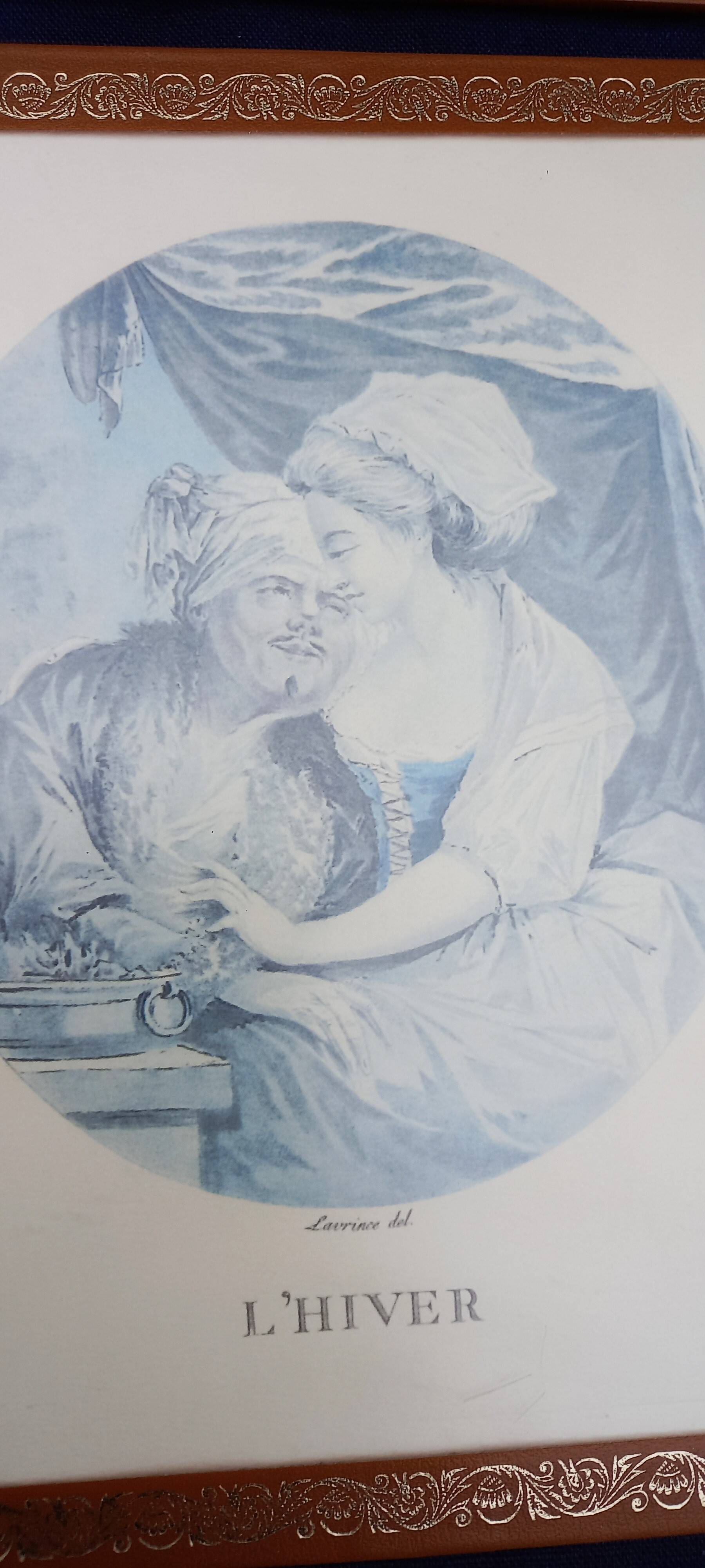 Series Of Lithographs "The Four Seasons" by Lavrince Del