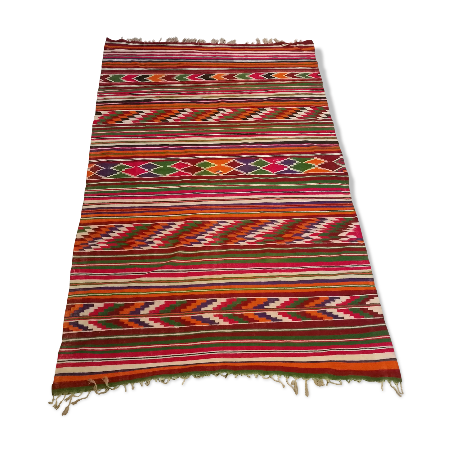 Large Kilim, wool Berber carpet 302 x 170 cm